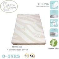 Little Zebra 100% Natural Latex Playpen &amp; Baby Cot Mattress