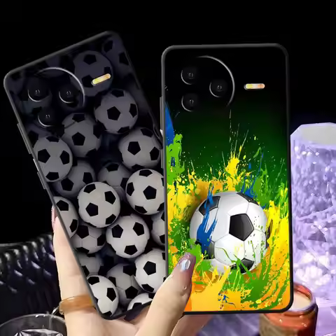 Case for Xiaomi Redmi 9 A1 A2 Plus 10 A4 13C 14C A5 A3 12C K40 K80 Pro Black Soft Phone Cover Footba