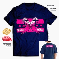 High-quality Men's Wrestling CM Punk & AJ Lee Best in World Graphic 100% T-Shirt Oversized Unisex St