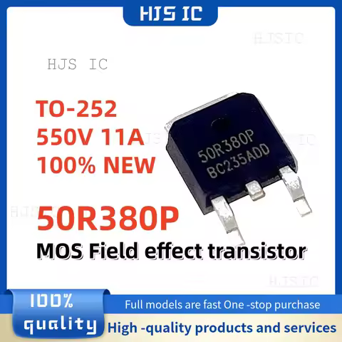 10/20PCS/LOT 100% NEW high-quality 50R380P 50R380 MOSFET TO-252 550V 11A Best Quality In Stock
