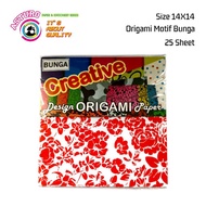 ASTURO Floral Origami Paper 14X14