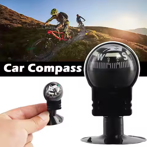 1 Pc Mini Car Ball Universal Mini Car Guide Dashboard Direction Driving Camping Car Installed Interi