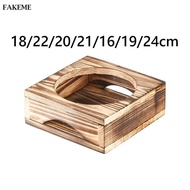 FAKEME Wooden Trivets Stone Pot Holder Pots and Pans Korean Bibimbap Holder Bibimbap