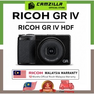 Ricoh GR IV / GRIV HDF / GR4 Digital Camera - Ricoh Malaysia Warranty