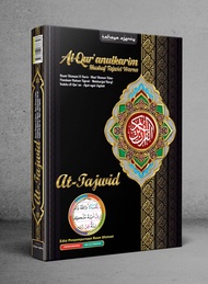 Al Quran at tajwid warna non terjemah   size 21x15cm/A5  WARNA RANDOM