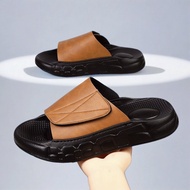 slippers men indoor slipper Adjustable Slippers Plus Fat to Widen Foot Edema Fracture Special Foot I