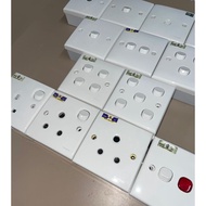 CLIPSAL SWITCHES SCHNEIDER SWITCH 13A Switch Socket 1 Gang 15A SSO 20A Water Heater Telephone Tv Sui