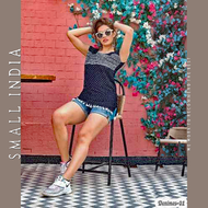 {**ส่งฟรี**} SMALL INDIA 💐✨ Denimos Cotton Top Kurti เฉพาะเสื้อ 💐✨ Kurti ’Top’ Only 01