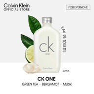 Calvin Klein CK One EDT 200ml Unisex Perfume Eau de Toilette Green Tea Bergamot Musk Natural Spray F