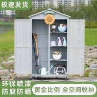 Outdoor Storage Cabinet Organizer Tool Room Garden Storage Cabinet Outdoor Sunproof Rainproof Flip D