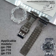 For GA-700/GA-710/735 Strap Ice Tough Transparent Modification Set Resin Waterproof Case