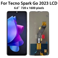 ต้นฉบับ6.6 "สำหรับ Infinix Tecno Spark Go 2023จอแอลซีดี BF7n จอแสดงผลแผงหน้าจอสัมผัสดิจิไทเซอร์อะไหล