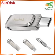 SanDisk Pendrive Ultra Dual Drive Go USB 3.1 Type-C 64GB Flash Drive 3.1 SDDDC4-064G-G46G (Original)