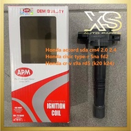 APM Ignition Plug Coil Accord SDA CM4 2.0 2.4 & Civic Type-R SNA FD2 & CR-V S9A RD5 (K20 K24)(30520-