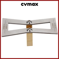 CVMAX Dovetail Jig Guide, Brass with Bevel Dovetail Marker, with Scale 1:5/1:6/1:7/1:8 Slopes Stainl