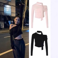 [SIIS] Off-The-Shoulder Top Oblique Shoulder Off @