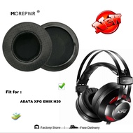 Morepwr New Upgrade Replacement Ear Pads for ADATA XPG EMIX H30 Headset Parts Leather Cushion Velvet Earmuff Sleeve Cover