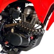 Exhaust pipe protector klx crf wr 155 ktm cross trail azuro exhaust neck protector/ klx crf wr 155 k