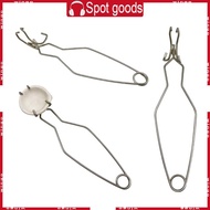 WIN Melting Crucible Dish Whip Tongs for Melting Silver Gold Ceramic-Crucible