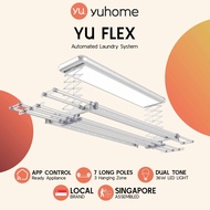 YU HOME Automated Laundry Rack Laundry Organizer | FREE INSTALLATION + LIFETIME WARRANTY* | SG Brand