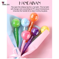 Makeup 2-in-1 Lollipop Color-changing Lipstick Lipstick Moisturizing Lip Oil Lip Gloss U
