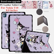 Cute Cartoon tablet case for NOKIA T10 8.0 inches Tablet PC PU Leather cover for Nokia T10 8.0'' kids stand cover