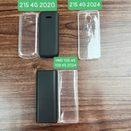 Nokia 215 4G 2020/ 215 4G 2024/ HMD 105 4G 2024/ 108 4G 2024 case, transparent and impact-resistant 