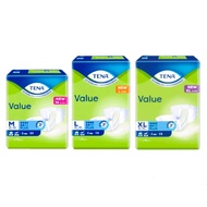 TENA Value Adult Tape Diapers / M10, L8 &amp; XL8