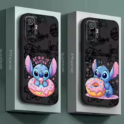 Cute Stitch Phone Case for Redmi Note 7 8 Pro 8T 9 Pro 9S 10 4G 5G 10 11S 10 11 12 13Pro 10Lite 12 1