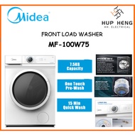 Midea Washing Machine Front Load Washer MF-100W75 (7.5KG)