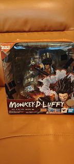 開封品Figuarts Zero - One Piece 海賊王 -Extra Battle 超激戰-monkey.d.luffy 四檔蛇人路飛- 王蛇- Figure 模型 景品