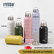 TYESO VACUUM INSULATED TUMBLER, BOTOL AIR TYESO, BOTOL AIR TAHAN SEJUK, COOL BOTTLE