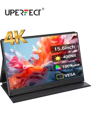 UPERFECT 15.6" 4K 1080P USB Type C IPS Screen Portable Monitor For PS4 PS5 Switch Huawei Xiaomi Phon