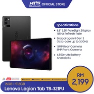 Lenovo Legion Tab TB-321FU (16GB+512GB) WiFi Tablet - Original 1 Year Warranty by Lenovo Malaysia