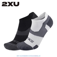 2XU Vectr Light Cushion No Show Compression Socks Unisex Running Socks/