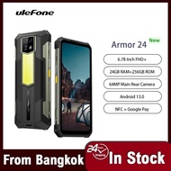 Ulefone Armor 24 Durable Smartphone Android 13 12GB+256GB Mobile Phone 64MP+64MP 22000mA