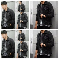 JEANS JACKET BLACKSnow MEN'S JEANS JACKET JEANS JACKET DENIM JEANS JACKET KOUPLE JEANS JACKET JEANS 