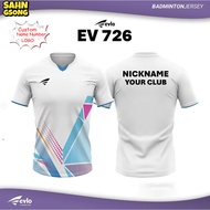 【Custom Name & Number】2024 Jersey badminton batik jersey yonex badminton Shirt viral tiktok jersey M