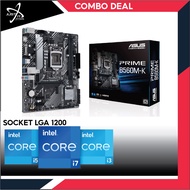 ASUS PRIME B560M-K LGA1200 MAINBOARD COMBO INTEL PENTIUM G6405/I3-10100/10105/10100F/10105F/I5-10400/10400F/11400F/11400