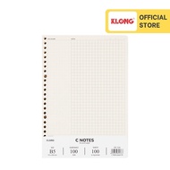 C Notes notebook insert (6x6)mm KLONG B5 100 sheets 100/76; MS: 536 ;