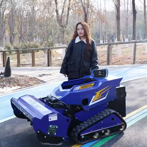 Customized All Terrain with EPA CE Remote flail Mower 800mm-1000mm Remote Control Agricultural RC La