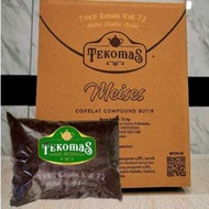 Tekomas Meises Coklat 250gr Meses Chocolate Compound Butir