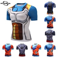 Anime Dragon Ball 3D Printed T Shirt For Men Compression GYM Jersey Sportswear Men Tshirt
