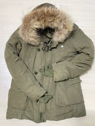 日牌sly N3B長版雙層軍裝外套🪖女版 軍綠色2014版 保暖