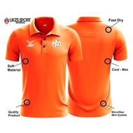 LIKZS X Felda United Travel Jersey (DX1-FBT) | Football Polo | Baju Berkolar | Bolasepak | Baju Offi