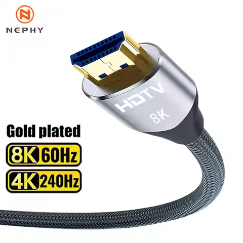 High quality 1M 1.5M 2M 3M 5M HDTV 8K Cable 60HZ 2.1V 4K 144HZ 3D TV Computer Monitor Projector PS G