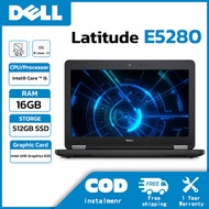 DELL LATITUDE E5280 INTEL(R) CORE(TM) i5(7TH GEN) 16GB RAM 512G SSD 12.5 inch  Screen Thin Laptop