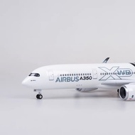 Airbus A350 Toy Model Airplane With Wheels And Lights