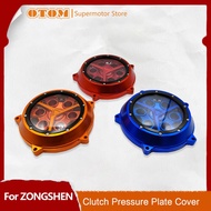 OTOM Motorcycle Transparent Clutch Cover Clutch Hub Gland CNC Protector Guard ForZONGSHEN NC250 NC30