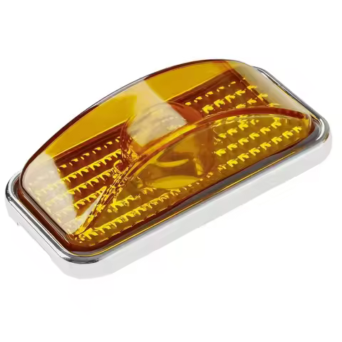 Car Amber LED Cab Clearance Roof Light Assembly Running Lights For Hummer H2 03-09 264160AM-A74F